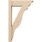 Ekena Millwork 6-in W x 18-in D x 30-in H Funston Trad Rough Cedar Woodgrain TimberThane Outlooker, Primed Tan OUTUR060X18X30FST04RCPR - alternate 3